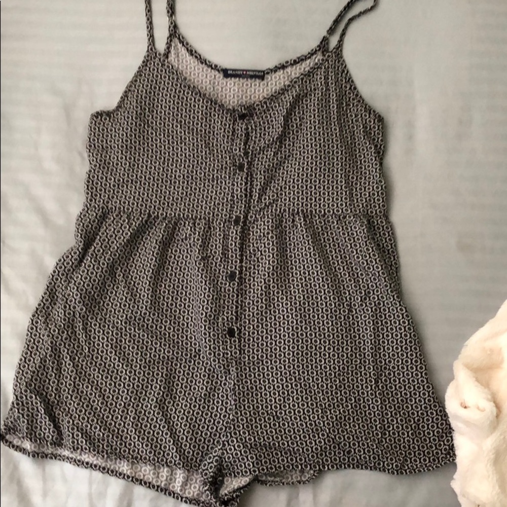 Brandy Melville Floral Romper